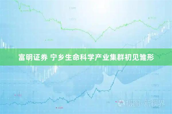 富明证券 宁乡生命科学产业集群初见雏形