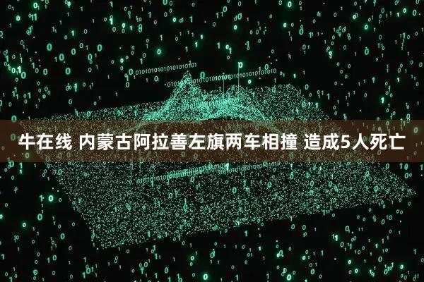 牛在线 内蒙古阿拉善左旗两车相撞 造成5人死亡